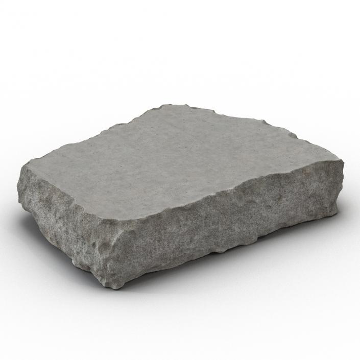 3D Concrete Chunk 3