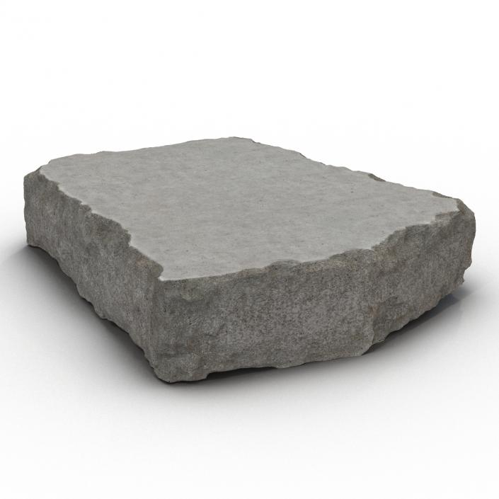 3D Concrete Chunk 3