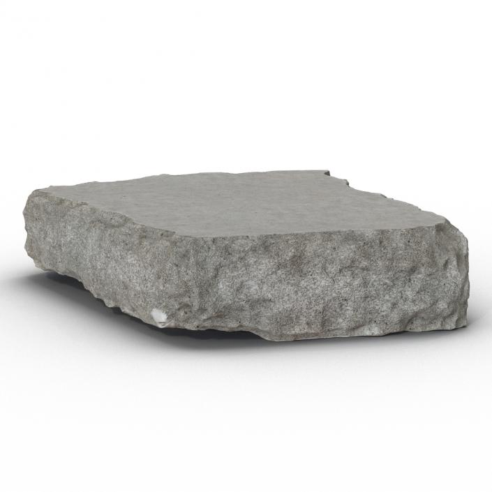 3D Concrete Chunk 3