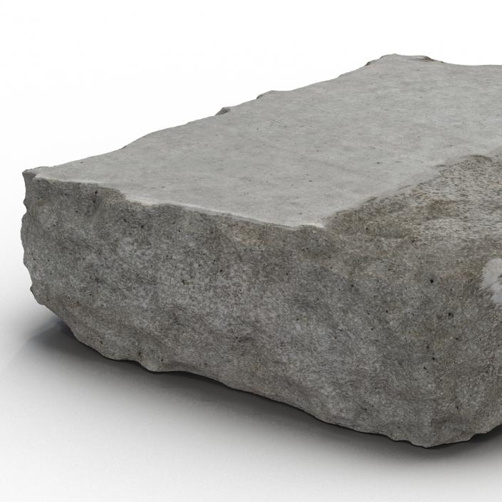 3D Concrete Chunk 3