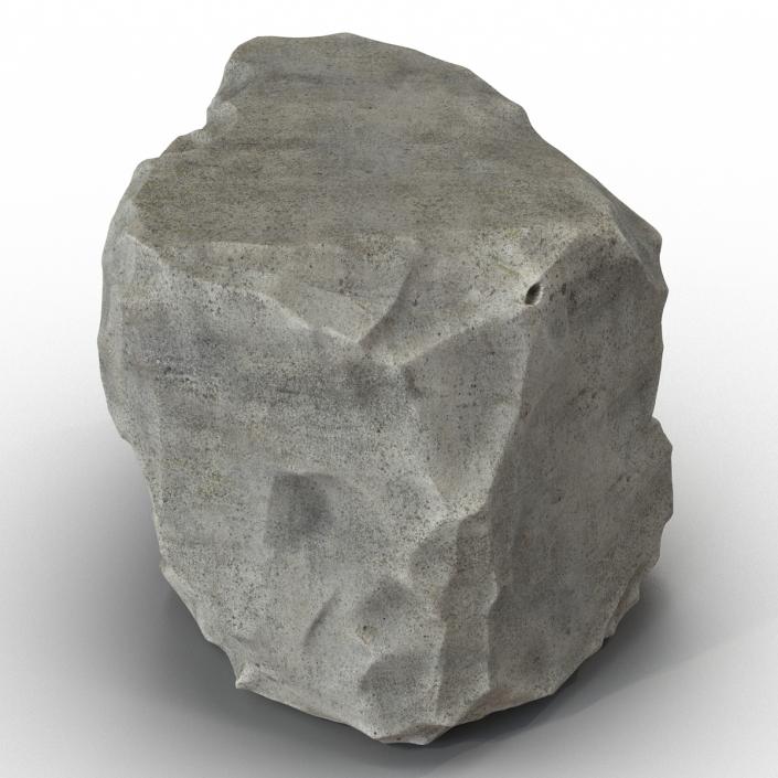 3D Concrete Chunk 4