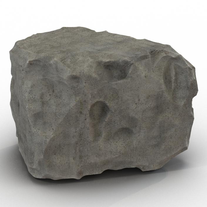 3D Concrete Chunk 4