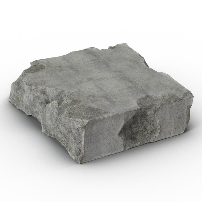 3D Concrete Chunk 6