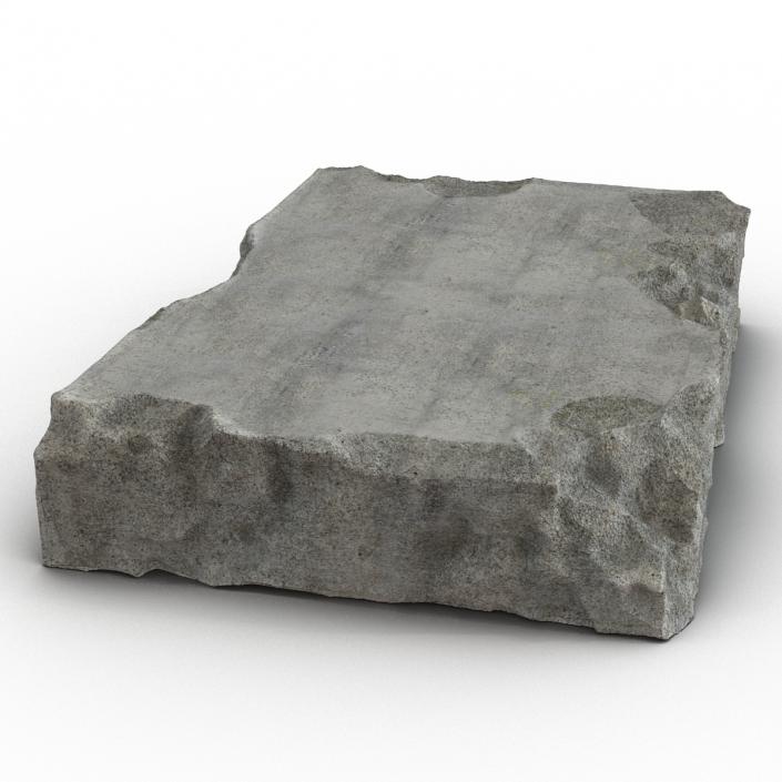 3D Concrete Chunk 6