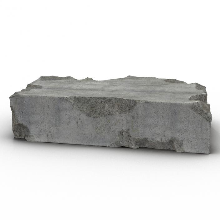 3D Concrete Chunk 6