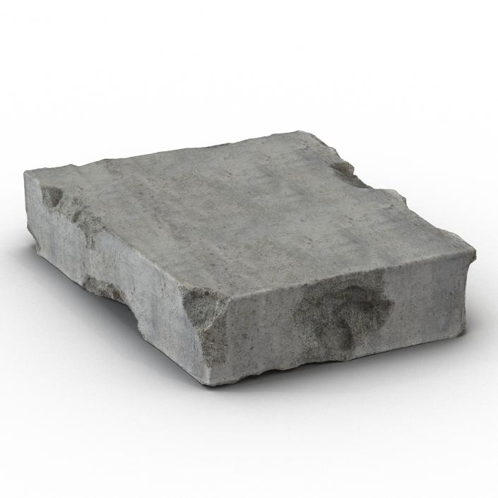 3D Concrete Chunk 6