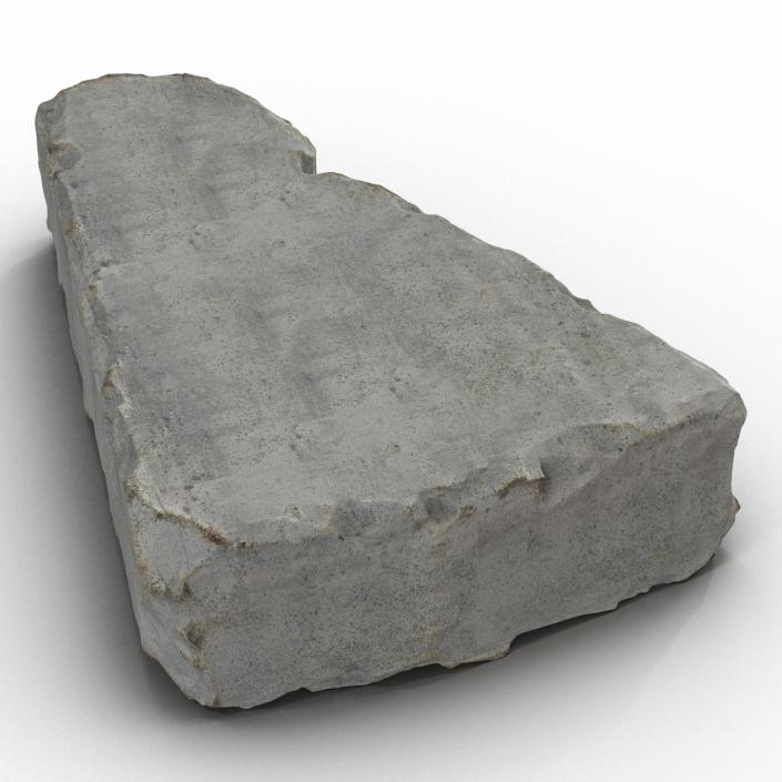 3D Concrete Chunk 7