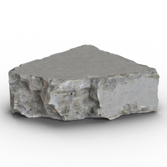 3D Concrete Chunk 8