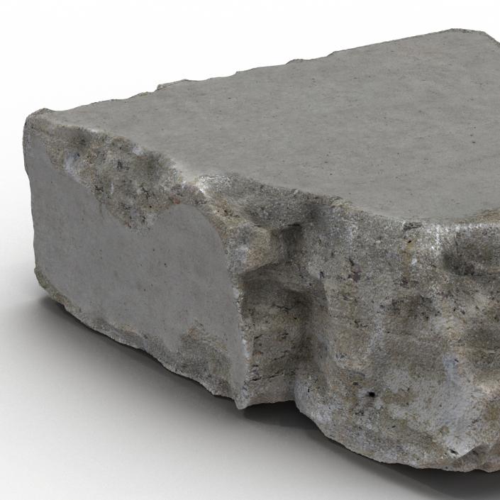 3D Concrete Chunk 8