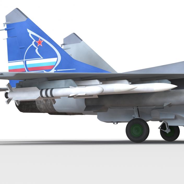 3D Russian Jet Fighter Mikoyan MiG-35 Rigged