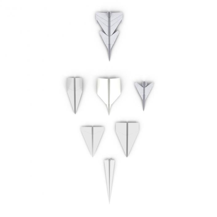 3D Paper Planes Collection model