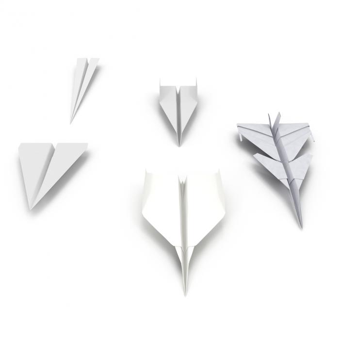 3D model Paper Planes Collection 2