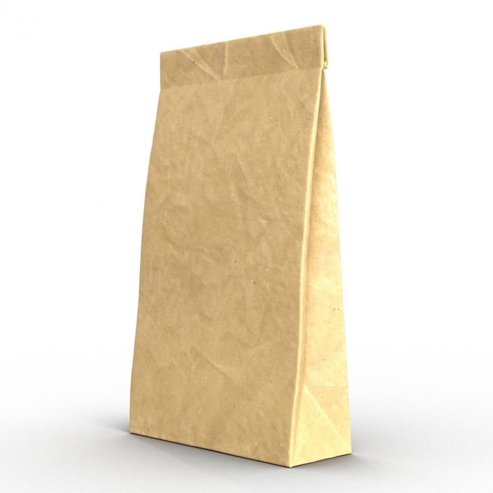 3D model Ground Coffee Bag Paper 2