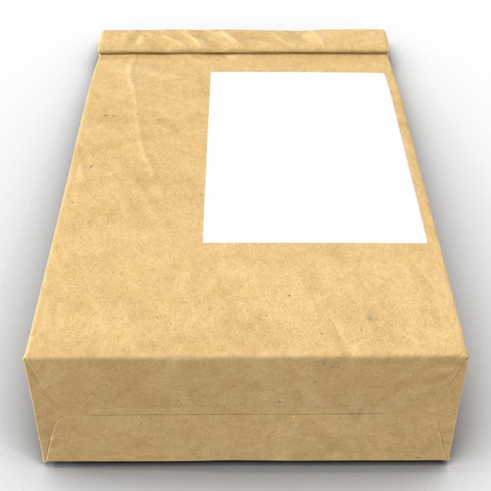 3D model Ground Coffee Bag Paper 2