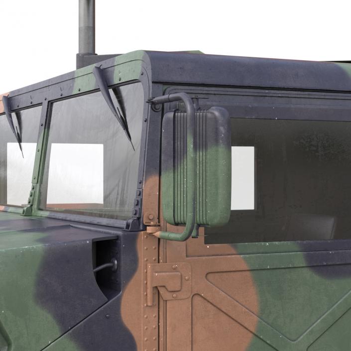 High Mobility Multipurpose Wheeled Vehicle Humvee Camo 3D model