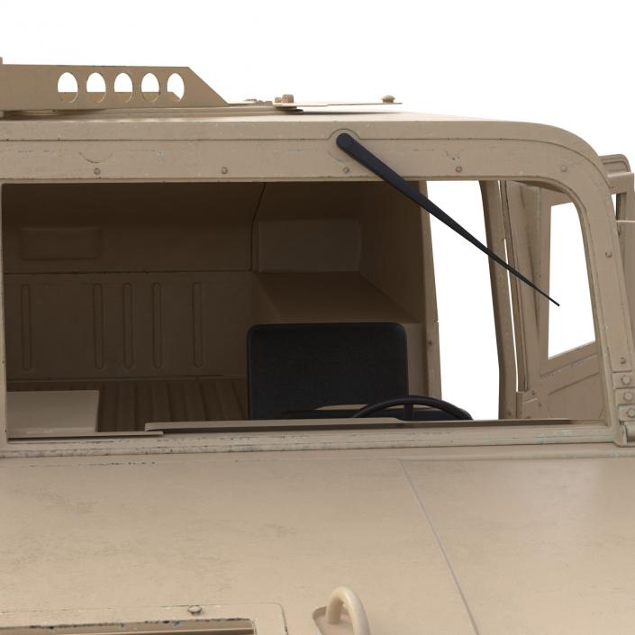 3D High Mobility Multipurpose Wheeled Vehicle Humvee Desert