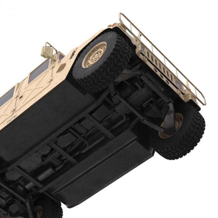 3D High Mobility Multipurpose Wheeled Vehicle Humvee Desert