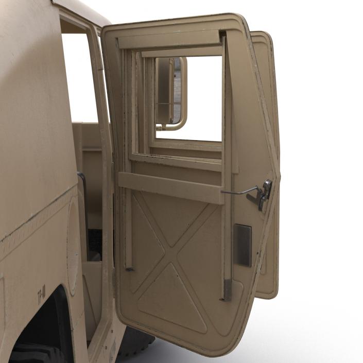 3D High Mobility Multipurpose Wheeled Vehicle Humvee Desert