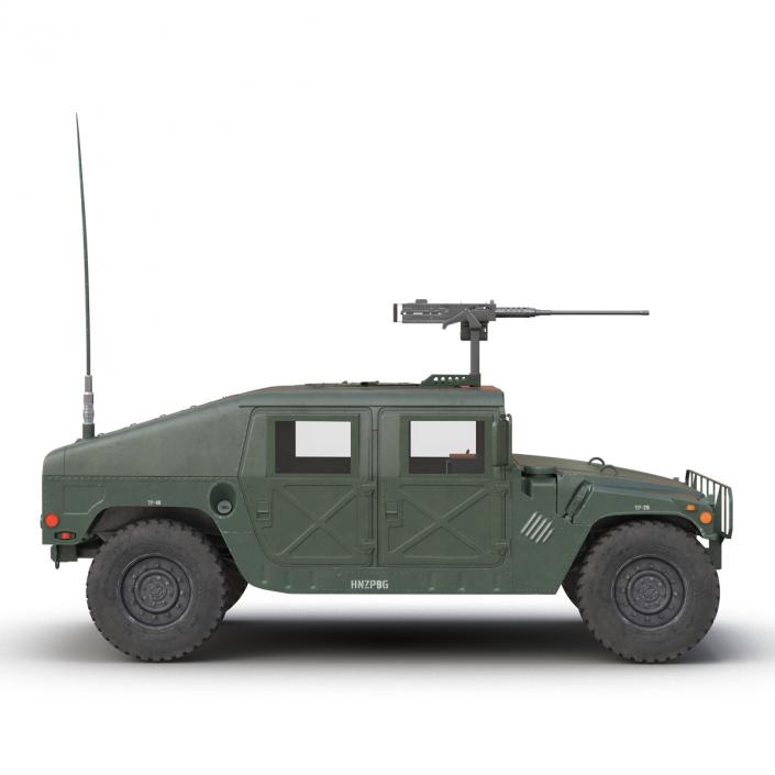 3D High Mobility Multipurpose Wheeled Vehicle Humvee Rigged