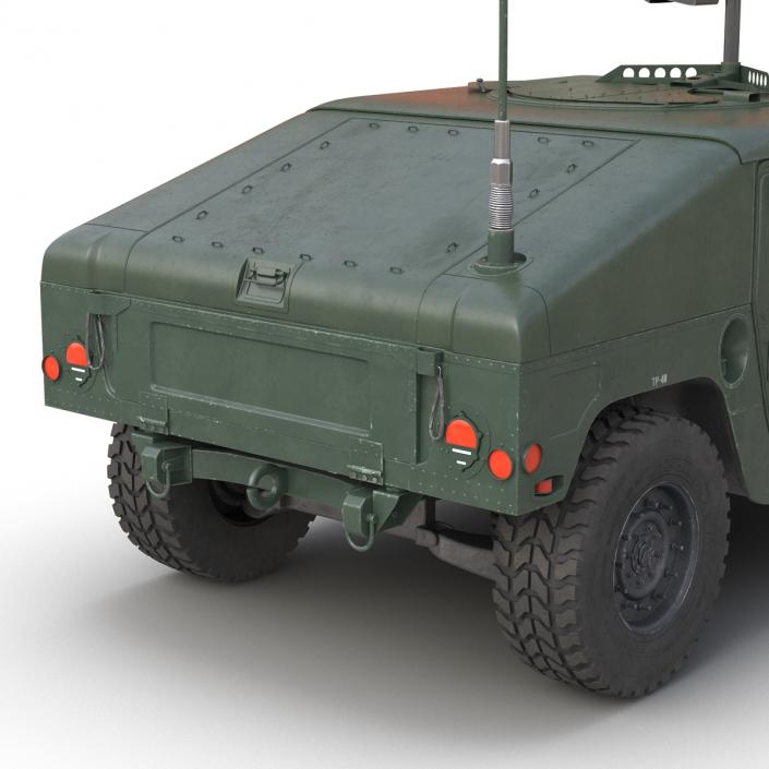 3D High Mobility Multipurpose Wheeled Vehicle Humvee Rigged