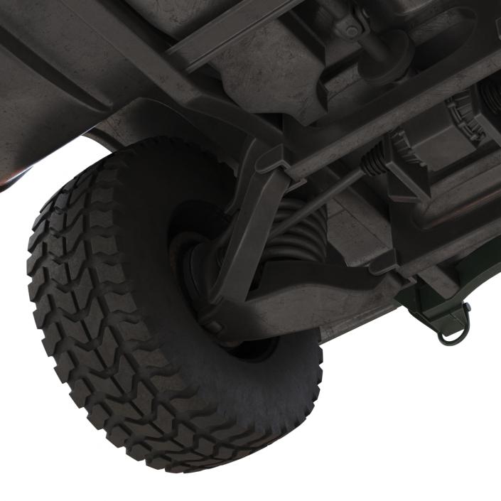 3D High Mobility Multipurpose Wheeled Vehicle Humvee Rigged