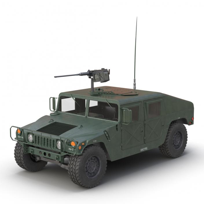 High Mobility Multipurpose Wheeled Vehicle Humvee 3D model