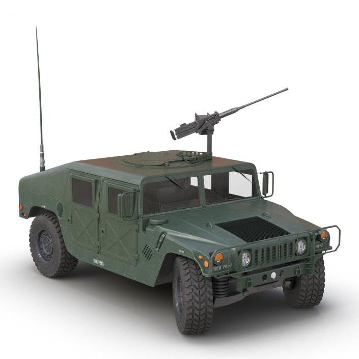 High Mobility Multipurpose Wheeled Vehicle Humvee 3D model