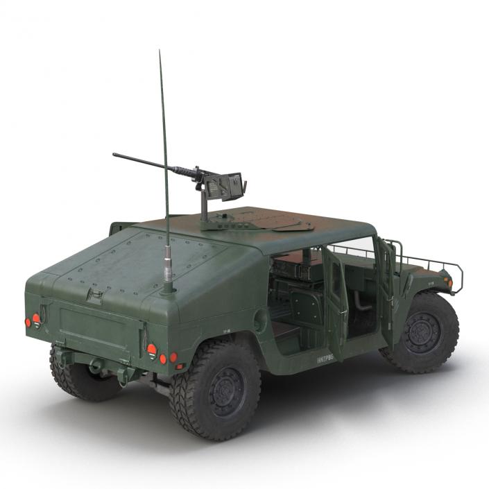 High Mobility Multipurpose Wheeled Vehicle Humvee 3D model