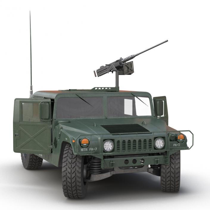 High Mobility Multipurpose Wheeled Vehicle Humvee 3D model