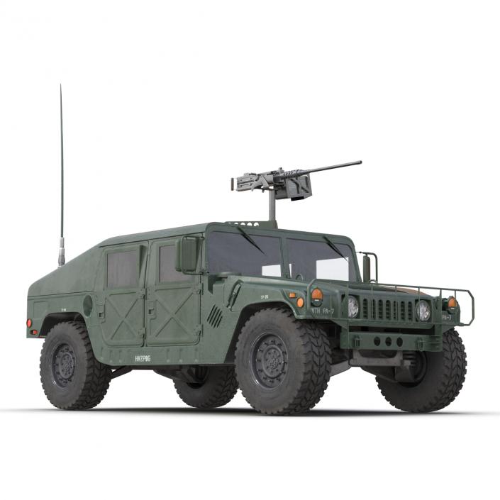 High Mobility Multipurpose Wheeled Vehicle Humvee 3D model