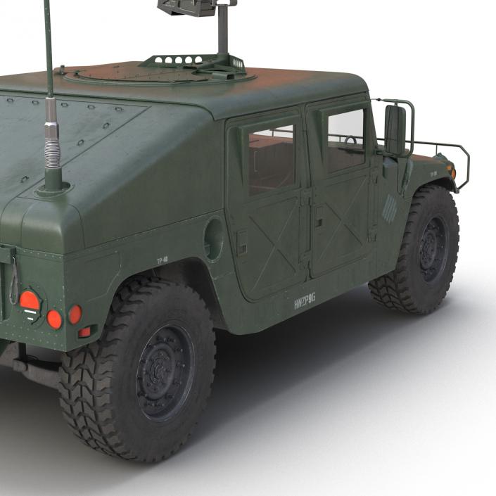 High Mobility Multipurpose Wheeled Vehicle Humvee 3D model