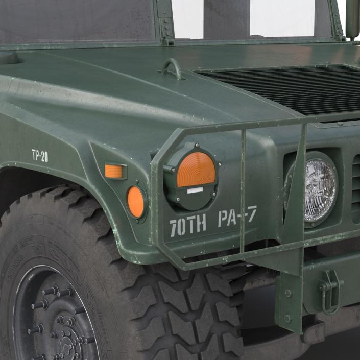 High Mobility Multipurpose Wheeled Vehicle Humvee 3D model