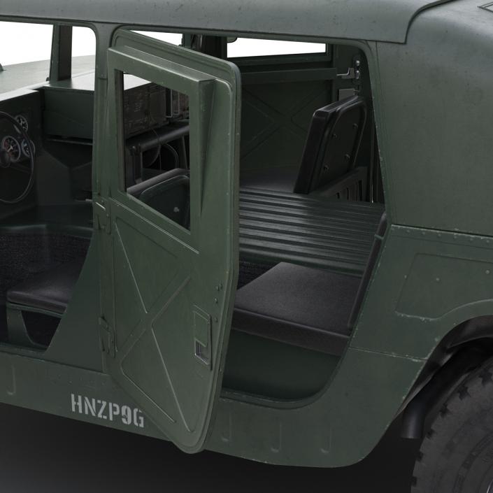 High Mobility Multipurpose Wheeled Vehicle Humvee 3D model