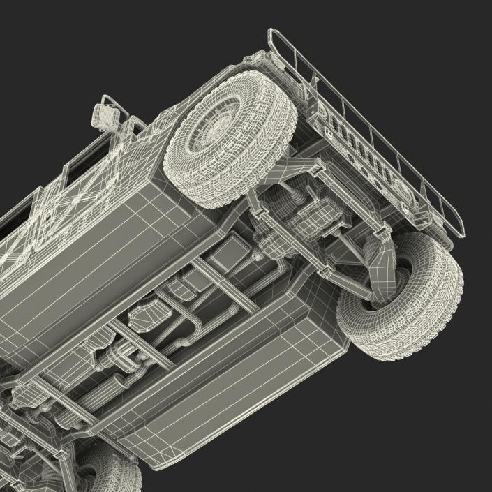 High Mobility Multipurpose Wheeled Vehicle Humvee 3D model