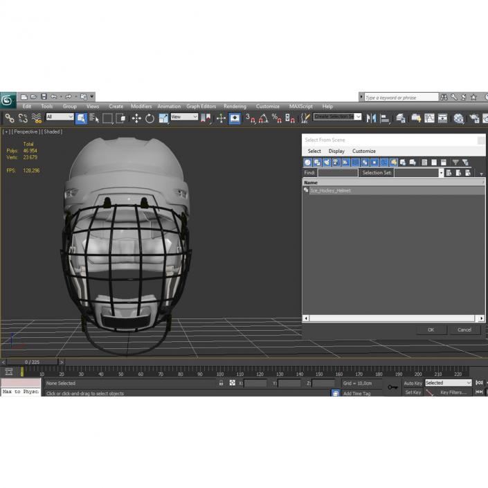 3D model Ice Hockey Helmet Generic