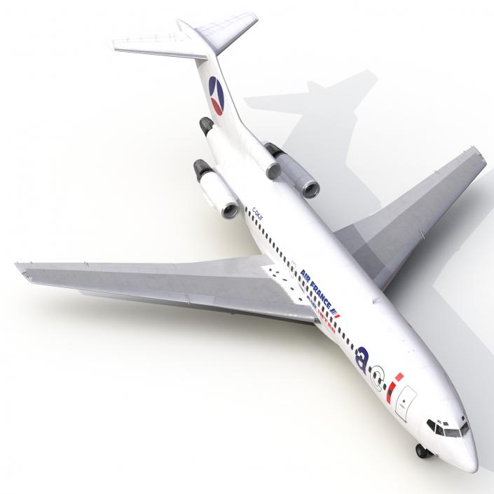 3D model Boeing 727-100 Air France