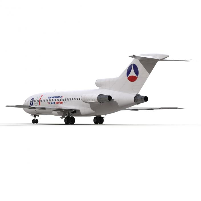 3D model Boeing 727-100 Air France