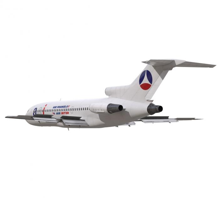 3D model Boeing 727-100 Air France