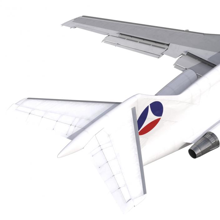 3D model Boeing 727-100 Air France