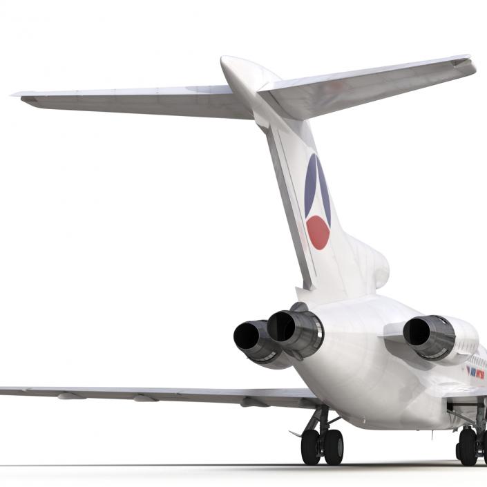 3D model Boeing 727-100 Air France