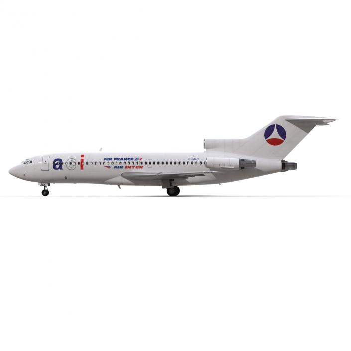 3D model Boeing 727-100 Air France