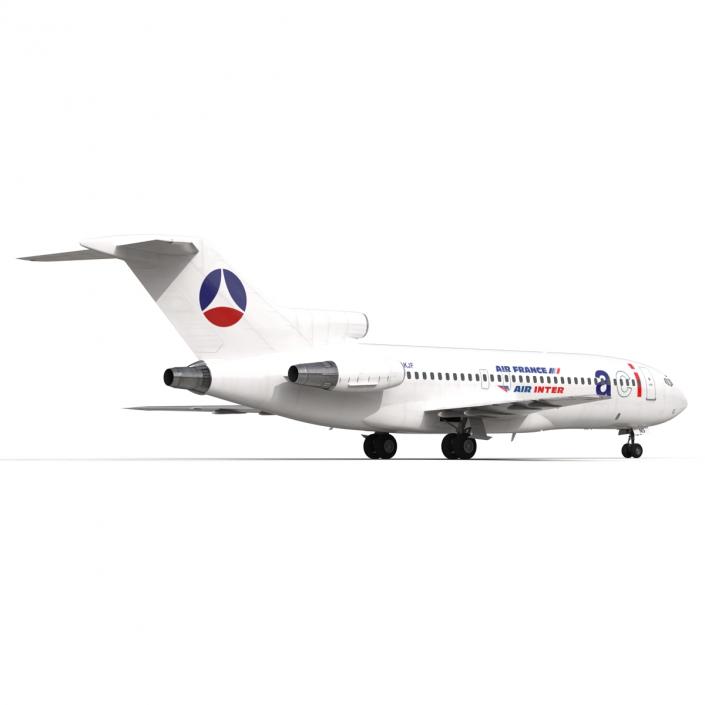 3D model Boeing 727-100 Air France