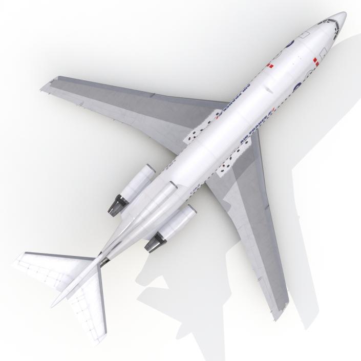 3D model Boeing 727-100 Air France