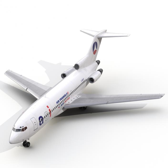 3D model Boeing 727-100 Air France