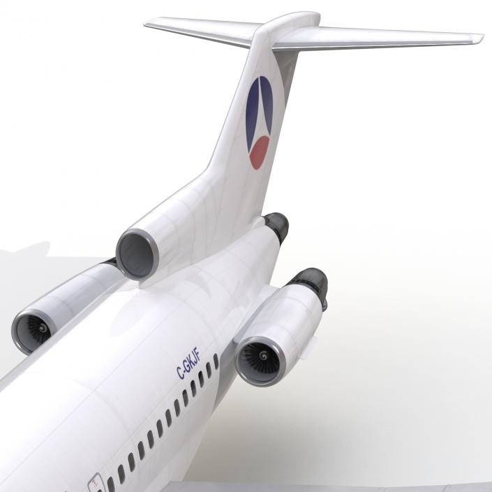 3D model Boeing 727-100 Air France