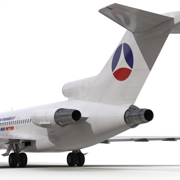 3D model Boeing 727-100 Air France