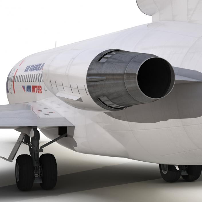 3D model Boeing 727-100 Air France