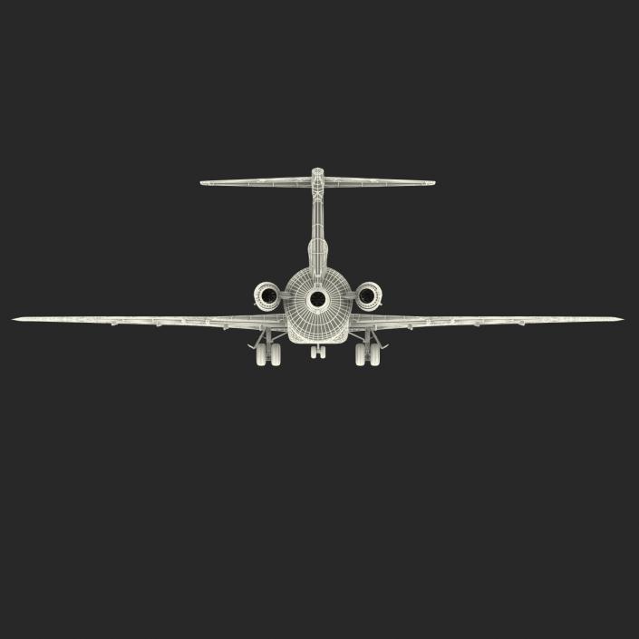 3D model Boeing 727-100 Air France