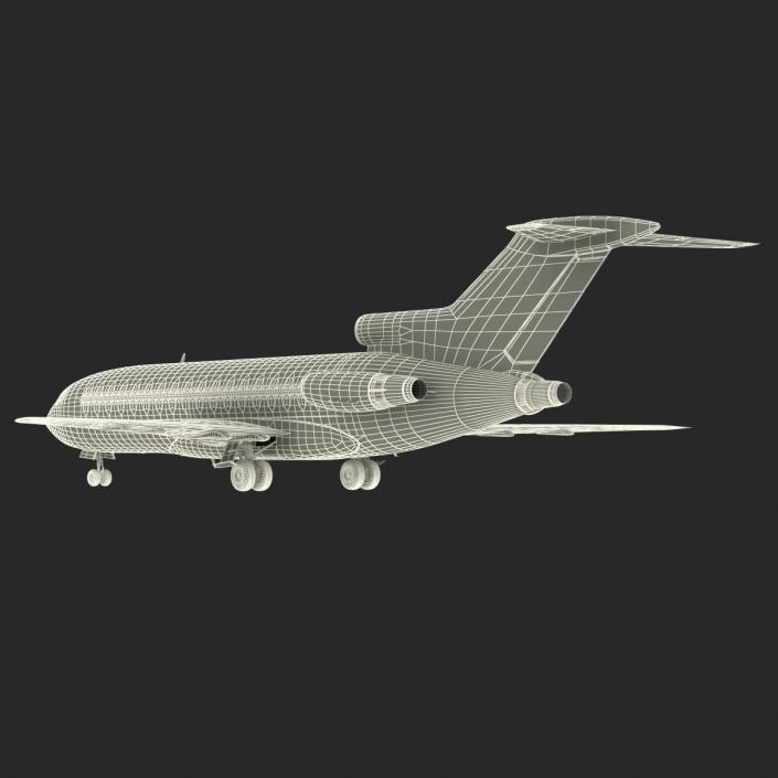 3D model Boeing 727-100 Air France