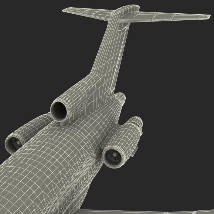 3D model Boeing 727-100 Air France